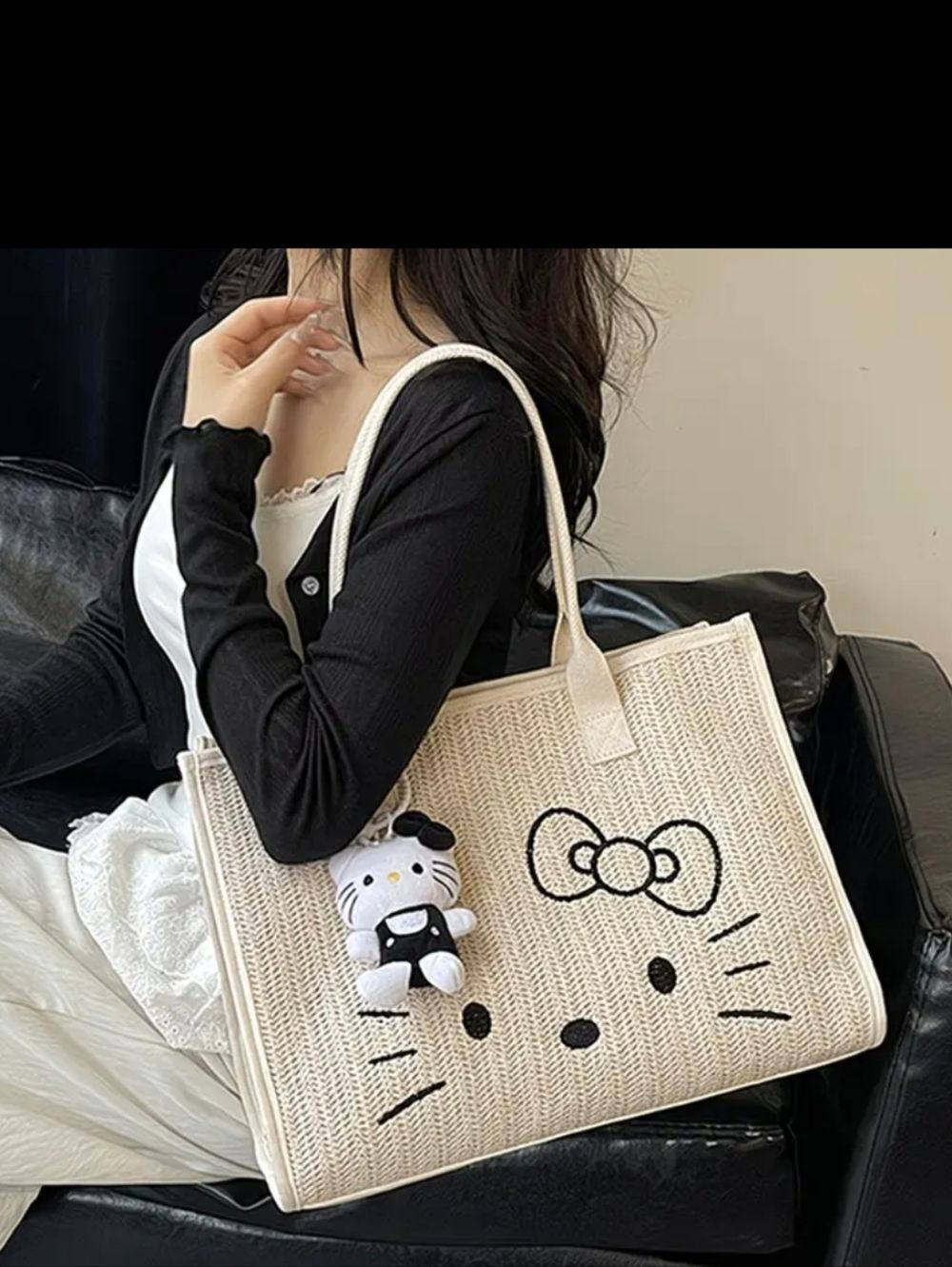 Hello Kitty Shoulder Bag Tote Purse